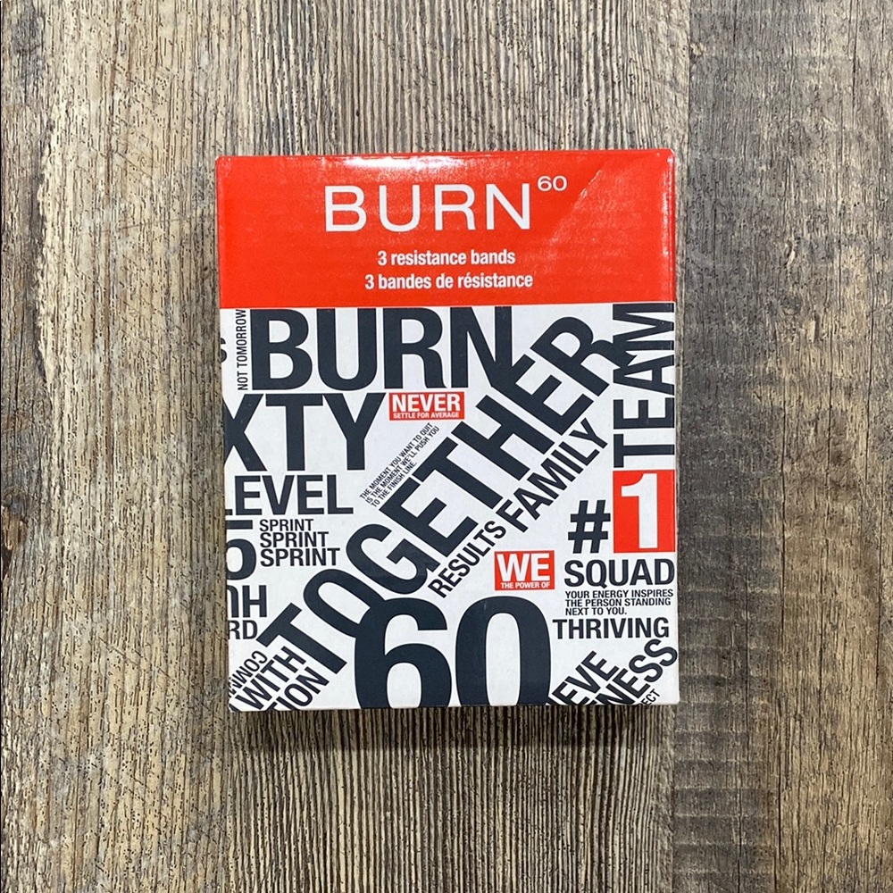 Burn 60 Three Resistance Bands